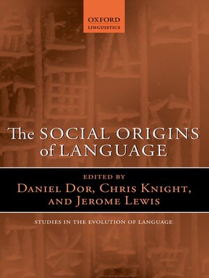 cover image of The Social Origins of Language